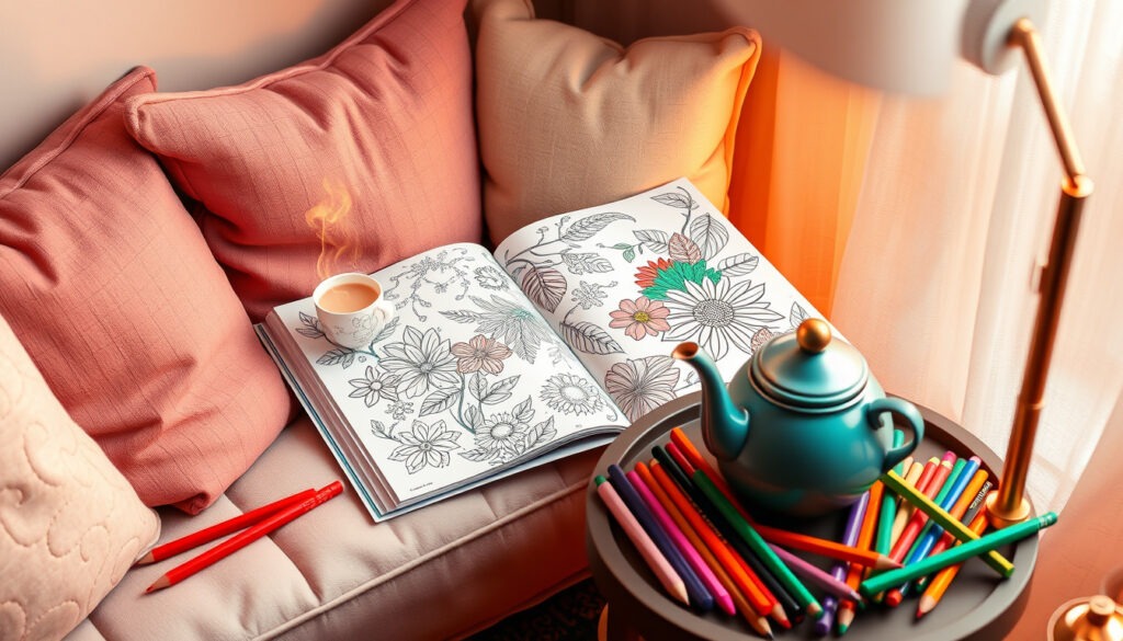 Cozy Coloring with Tea Today - Ambizi Publishing - Time for a creative pause