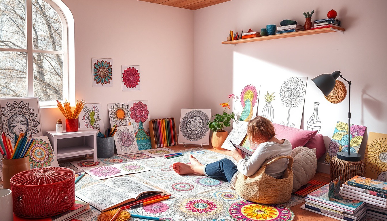 Unleash Your Creativity: The Therapeutic Benefits of Adult Coloring Books
