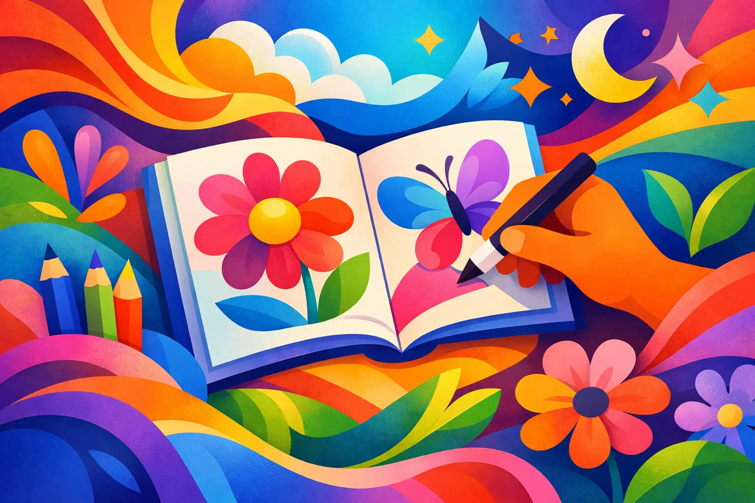 What Are Easy Coloring Books? A Calm Way to Create