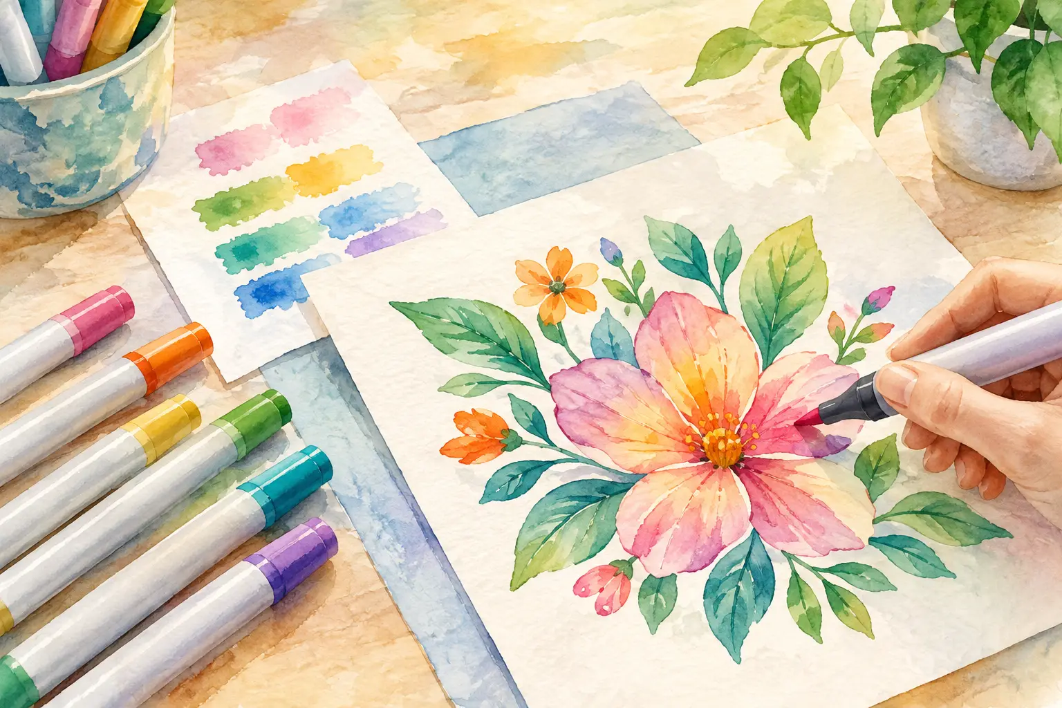 How to Prevent Marker Bleed While Coloring