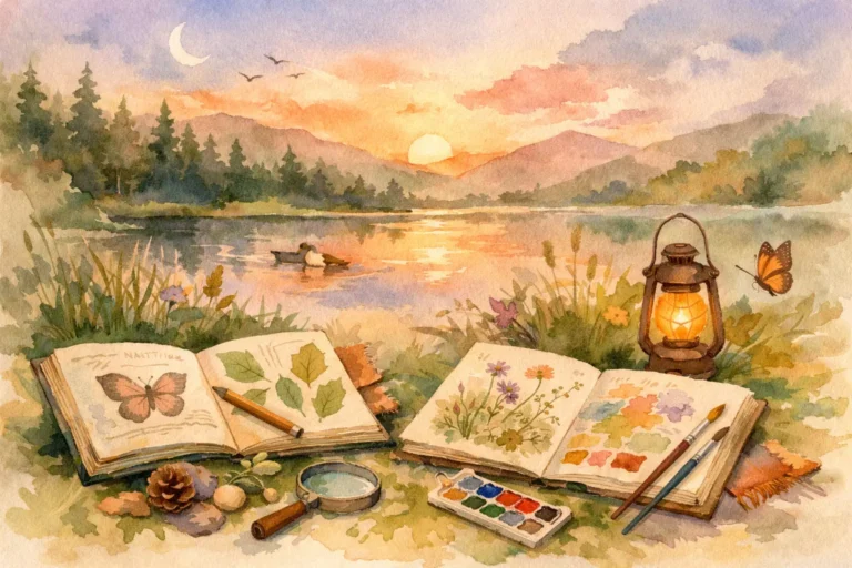 Nature Inspired Activity Books for Calmer Evenings