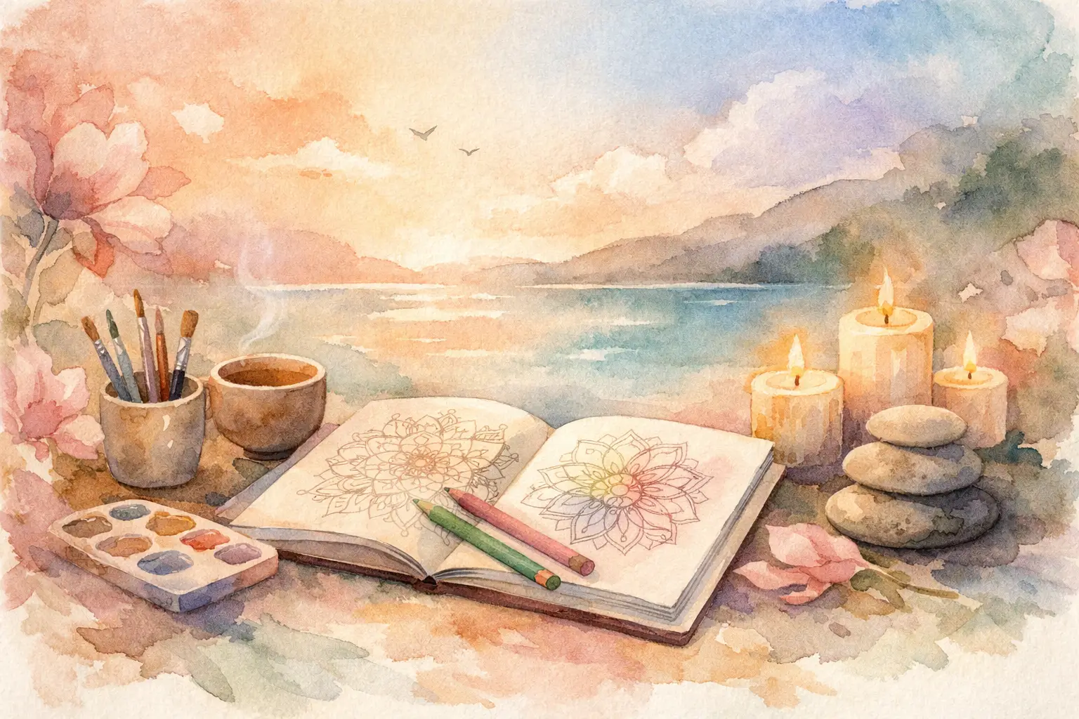 Weekend Self Care Coloring Ideas for Quiet Calm